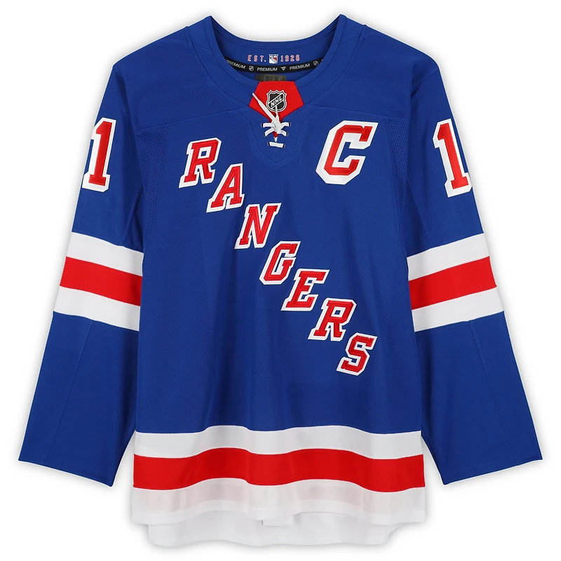 Mark Messier New York Rangers Autographed Blue Fanatics Premium Jersey 