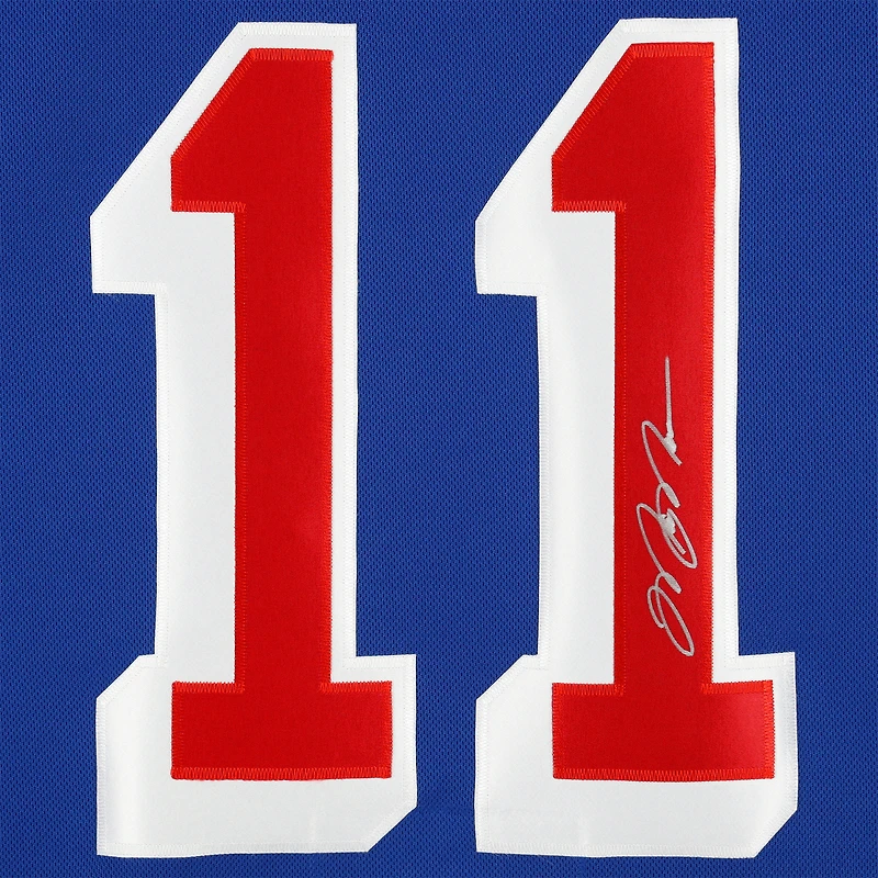 Mark Messier New York Rangers Autographed Blue Fanatics Premium Jersey 