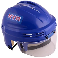 Mark Messier New York Rangers Autographed Blue Mini Helmet