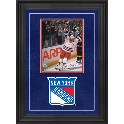 Mark Messier New York Rangers Autographed Deluxe Framed 8'' x 10'' Stanley Cup Goal Celebration Photograph