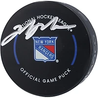 Mark Messier New York Rangers Autographed Official Game Puck 