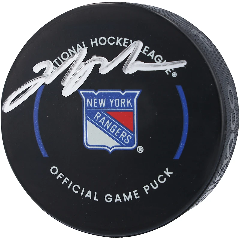 Mark Messier New York Rangers Autographed Official Game Puck 