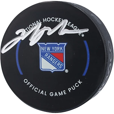 Mark Messier New York Rangers Autographed Official Game Puck 