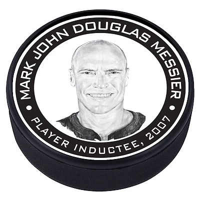 Mark Messier New York Rangers - Rondelle de hockey texturée Legends Line
