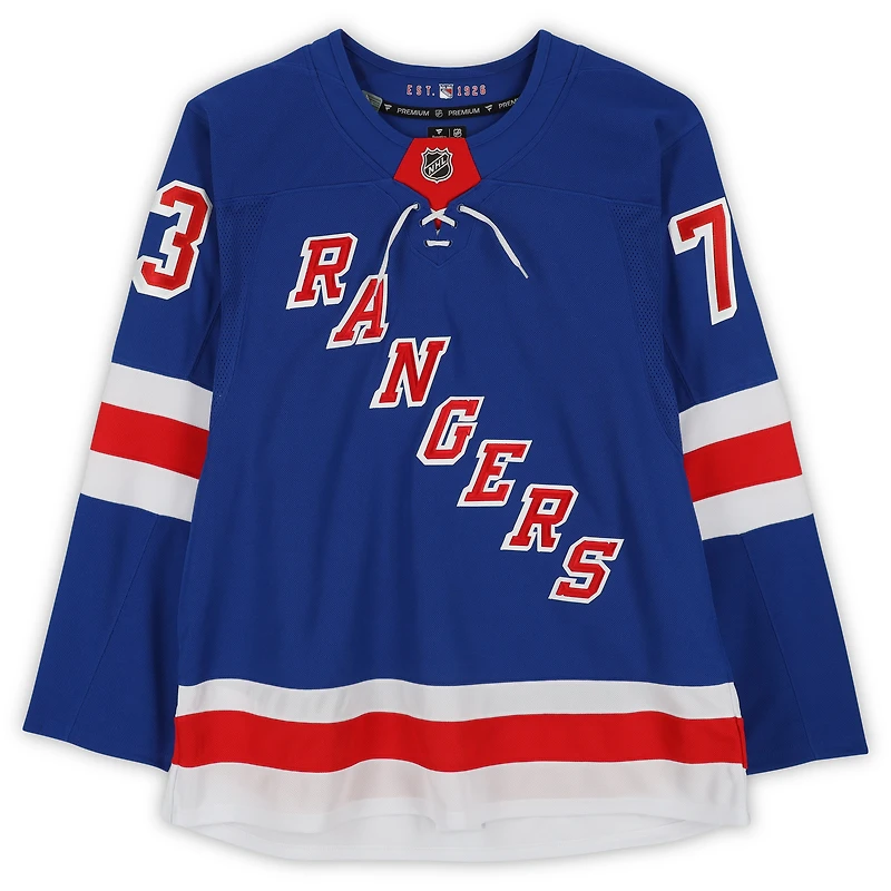 Matt Rempe New York Rangers Autographed Blue Fanatics Premium Jersey