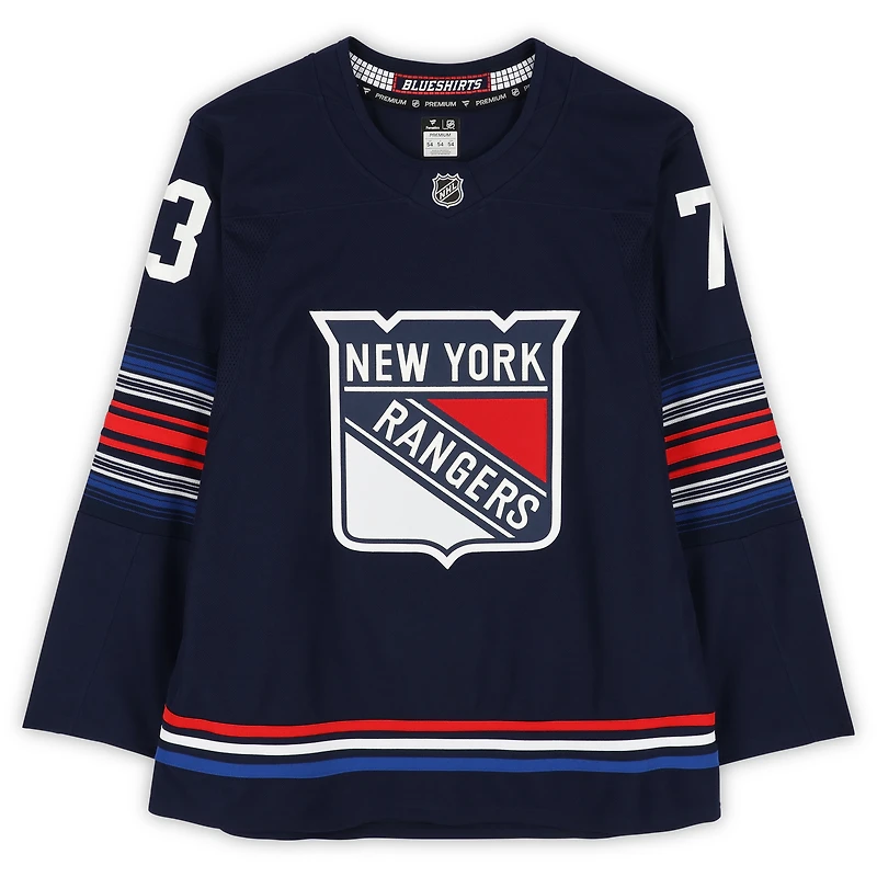 Matt Rempe New York Rangers Autographed Navy Alternate Fanatics Premium Jersey