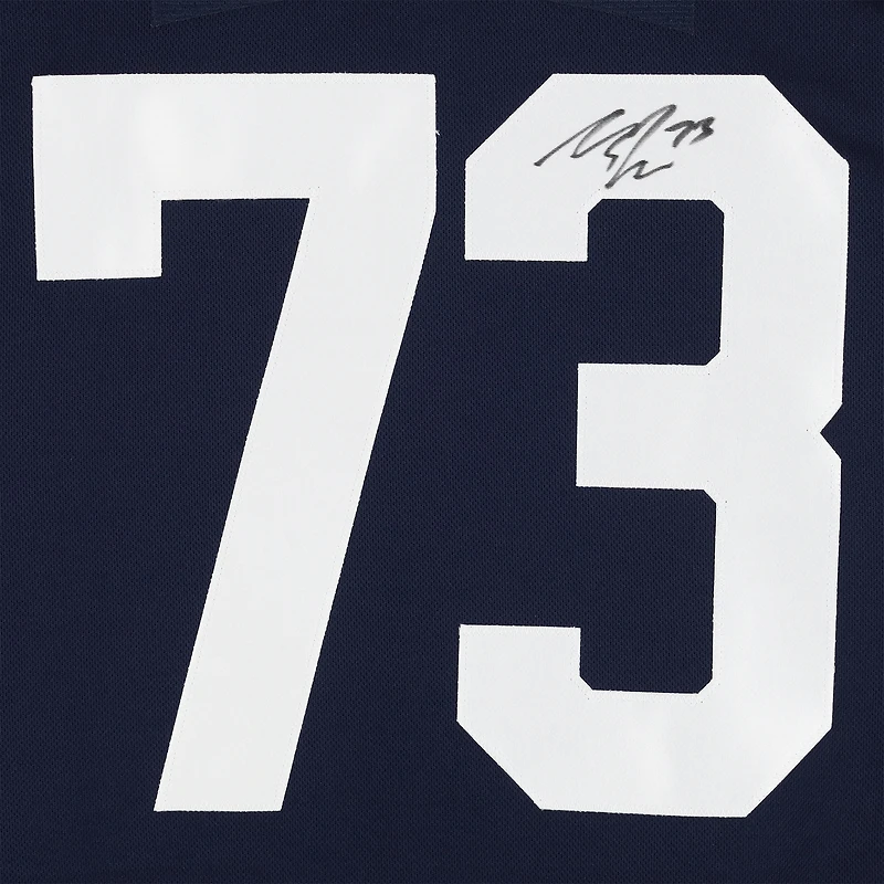 Matt Rempe New York Rangers Autographed Navy Alternate Fanatics Premium Jersey