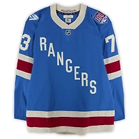 Matt Rempe New York Rangers Game-Used #73 Blue Centennial Jersey vs. Boston Bruins on January 26, 2026