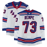 Maillot blanc n° 73 porté par Matt Rempe des Rangers de New York lors de la saison 2025-2026 de la LNH.