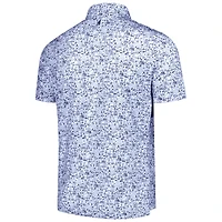 Polo johnnie-O pour hommes, bleu/blanc, New York Rangers Slapshot