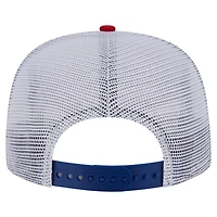 Men's New Era  Blue/Red New York Rangers Throwback V-Dye Adjustable Golfer Hat
