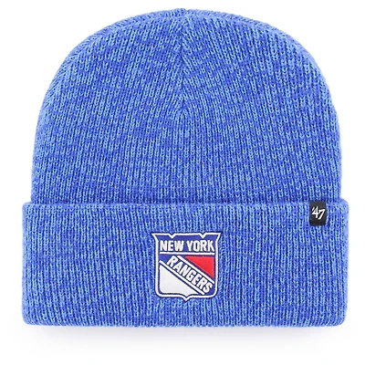 Bonnet en tricot à revers Brain Freeze des Rangers de New York '47 bleu pour homme