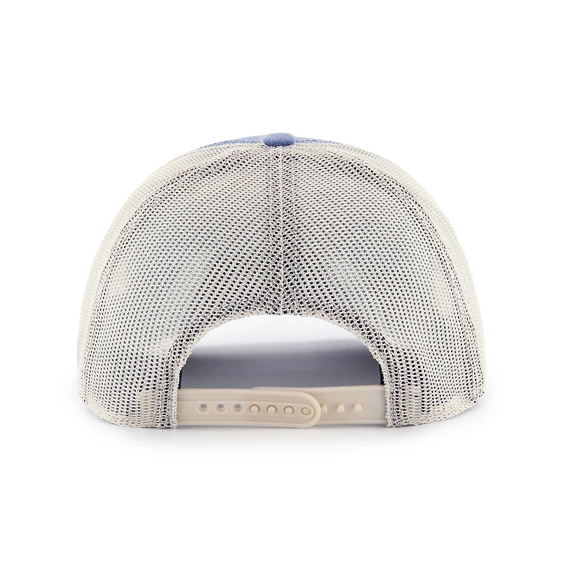 Casquette camionneur ajustable bleu '47 des Rangers de New York pour homme, avec patch teinté par pigments