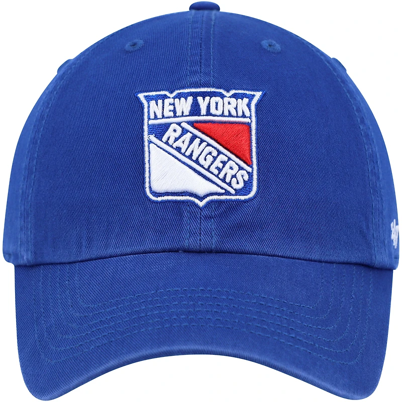 Men's '47 Blue New York Rangers Clean Up Adjustable Hat