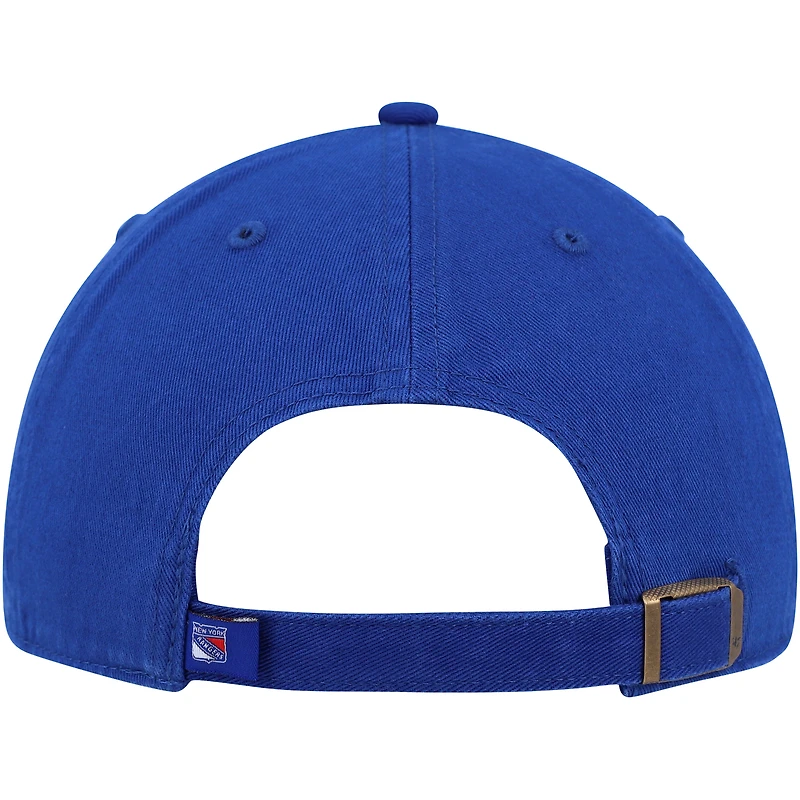 Casquette réglable '47 Blue New York Rangers Clean Up pour homme