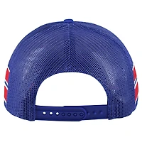 Casquette de camionneur snapback à rayures latérales '47 New York Rangers bleue pour hommes