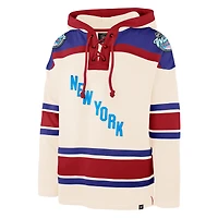 Men's '47  Cream New York Rangers 2026 NHL Winter Classic Superior Lacer Hoodie