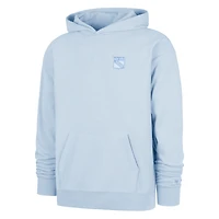 Men's '47  Light Blue New York Rangers Foundation Pullover Hoodie