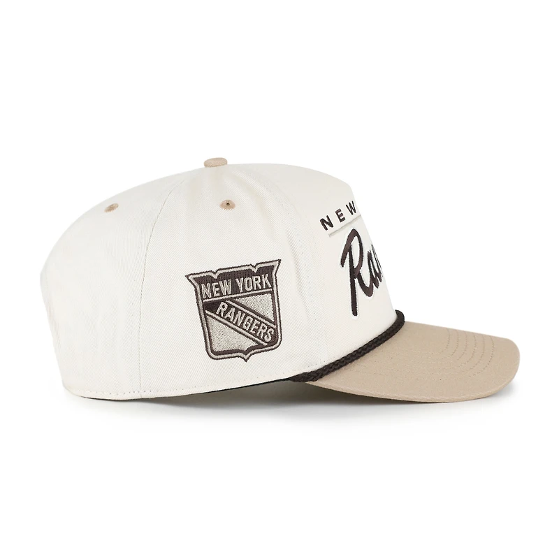 Men's '47 Natural/Tan New York Rangers Neutral Terrain Hitch Rope Adjustable Hat