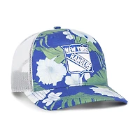 Men's '47  Royal/White New York Rangers Beach Side Adjustable Trucker Hat