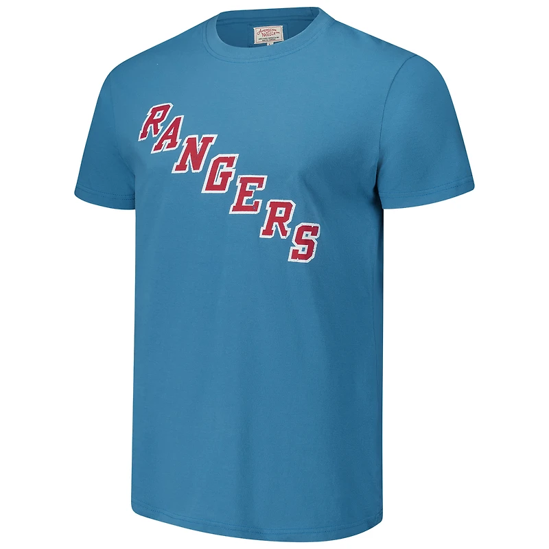 T-shirt bleu American Needle pour hommes des Rangers de New York Brass Tacks