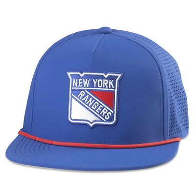 Men's American Needle  Blue New York Rangers Buxton Pro Tech Adjustable Hat