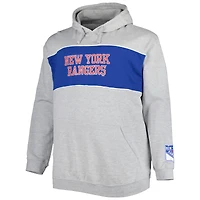 Men's Artemi Panarin Heather Gray New York Rangers Big & Tall Player Pullover Hoodie
