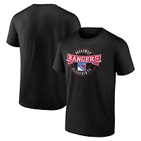 Men's  Black New York Rangers Honor Circle T-Shirt