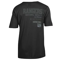 Men's Champion  Black New York Rangers Tonal T-Shirt