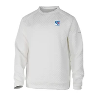 Sweat-shirt ras du cou The Finder blanc des Rangers de New York pour homme Columbia