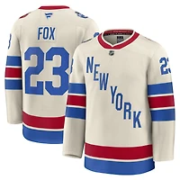 Maillot premium Fanatics Adam Fox beige des Rangers de New York pour le Classique hivernal la LNH 2026