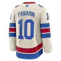 Men's Fanatics Artemi Panarin Beige New York Rangers 2026 NHL Winter Classic Premium Jersey