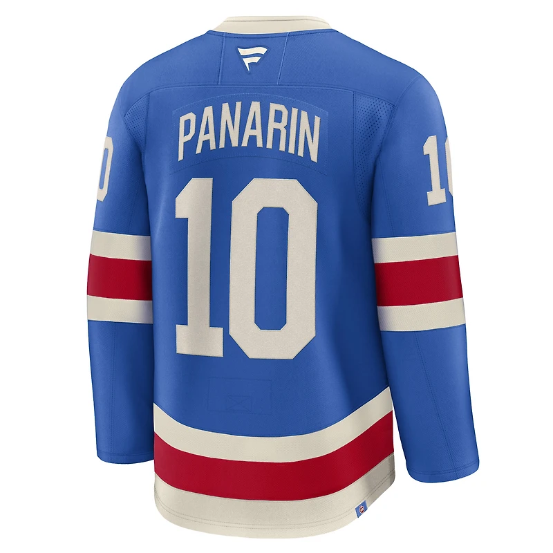 Men's Fanatics Artemi Panarin Blue New York Rangers Centennial Premium Jersey