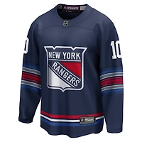 Maillot de joueur suppléant Premier Breakaway des Rangers New York Fanatics Artemi Panarin bleu marine pour hommes