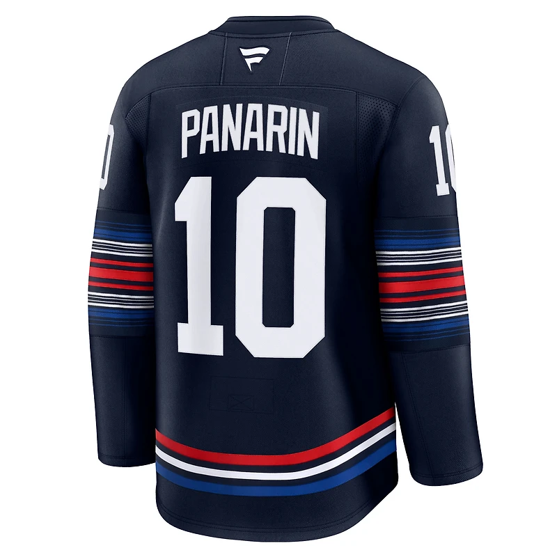 Maillot Fanatics Artemi Panarin bleu marine pour homme des Rangers de New York