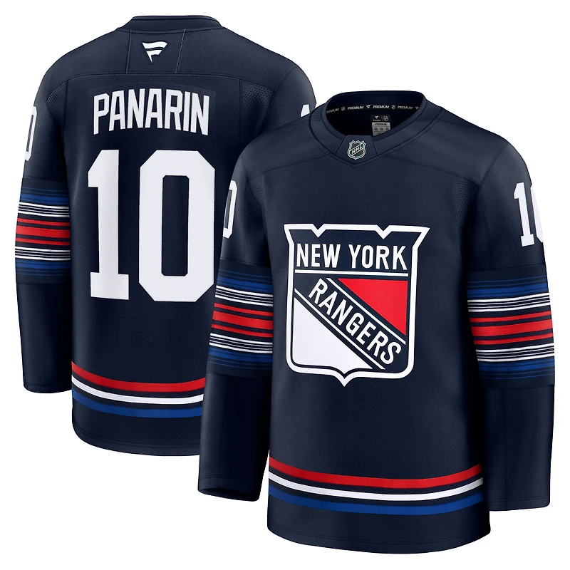 Maillot Fanatics Artemi Panarin bleu marine pour homme des Rangers de New York