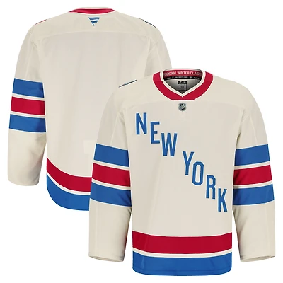 Maillot authentique professionnel beige Fanatics New York Rangers 2026 NHL Winter Classic pour homme