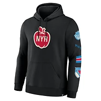 Sweat à capuche Fanatics noir pour homme, New York Rangers, Classique hivernal NHL 2026