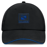 Men's Fanatics Black New York Rangers Driver Adjustable Hat