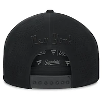 Men's Fanatics Black New York Rangers Front Office Adjustable Hat