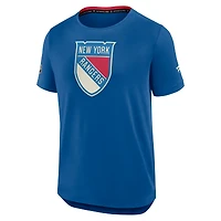 T-shirt authentique Pro Tech Fanatics bleu New York Rangers 2026 NHL Winter Classic pour homme