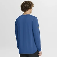 Men's Fanatics Blue New York Rangers Authentic Pro Rink Centennial Tech Long Sleeve T-Shirt