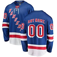 Fanatiques pour hommes de marque New York Rangers Breakaway bleu - maillot personnalisé