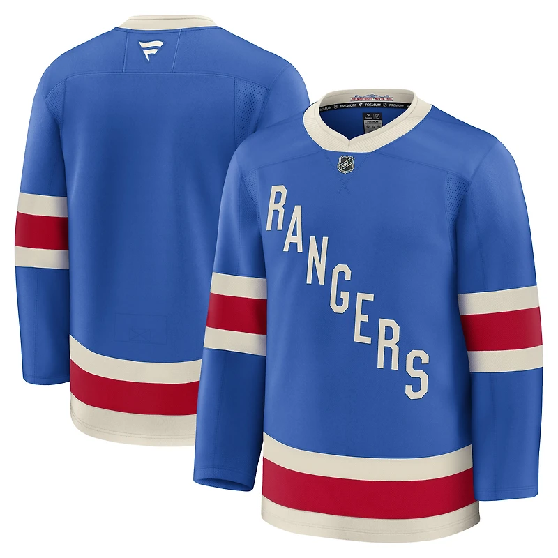 Men's Fanatics  Blue New York Rangers Centennial Premium Jersey