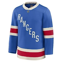 Maillot Fanatics bleu premium du centenaire des Rangers de New York pour homme