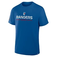 Men's Fanatics Blue New York Rangers Centennial T-Shirt