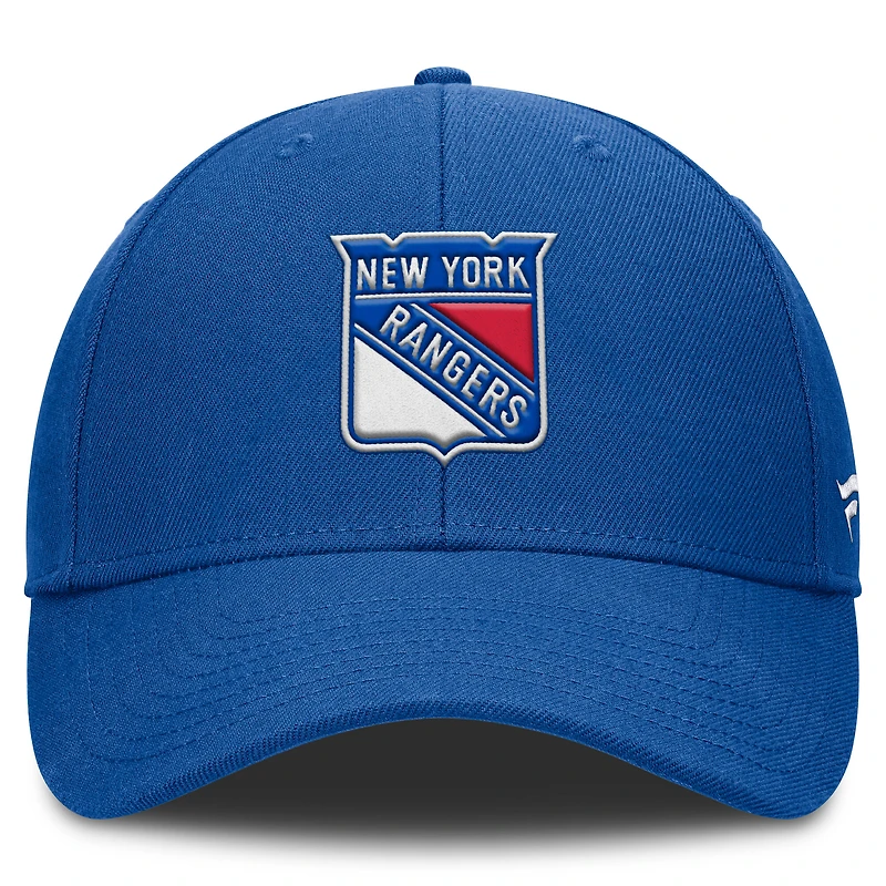 Men's Fanatics Blue New York Rangers Core Adjustable Hat
