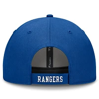 Casquette ajustable Fanatics Blue New York Rangers Core pour homme