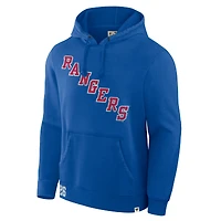 Sweat à capuche Fanatics Blue New York Rangers Decades Collection Tradition pour homme