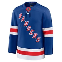 Maillot Fanatics bleu de qualité supérieure pour homme des New York Rangers